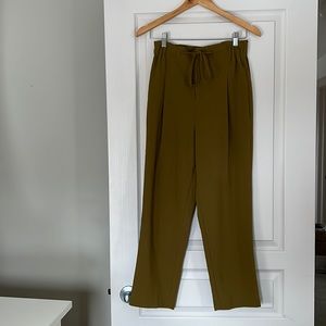 Green / Mustard Yellow Oak and Fort Dress Pants / Trousers